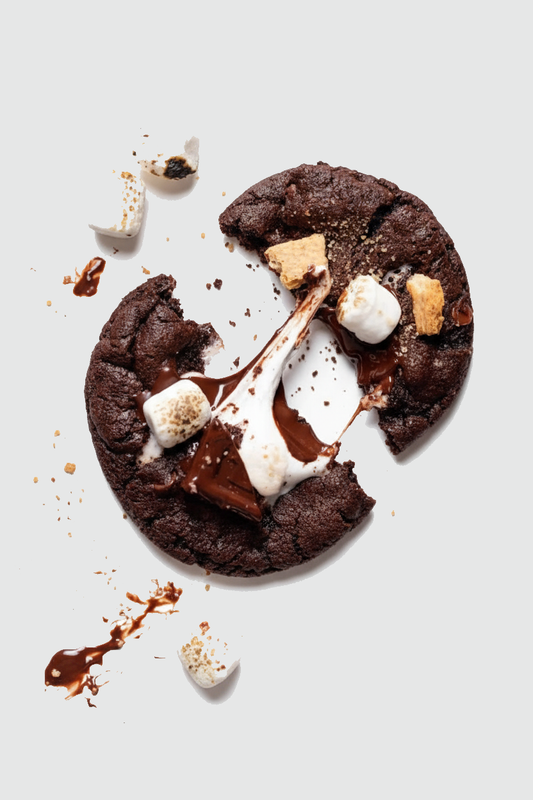 Double Chocolate Marshmallow Cookies (Box of 6)