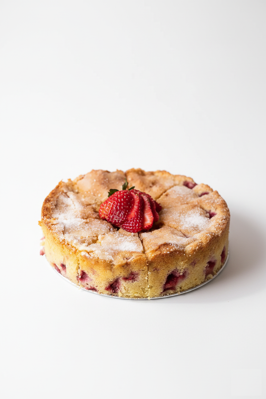 Strawberry Lemon Buttermilk Cake